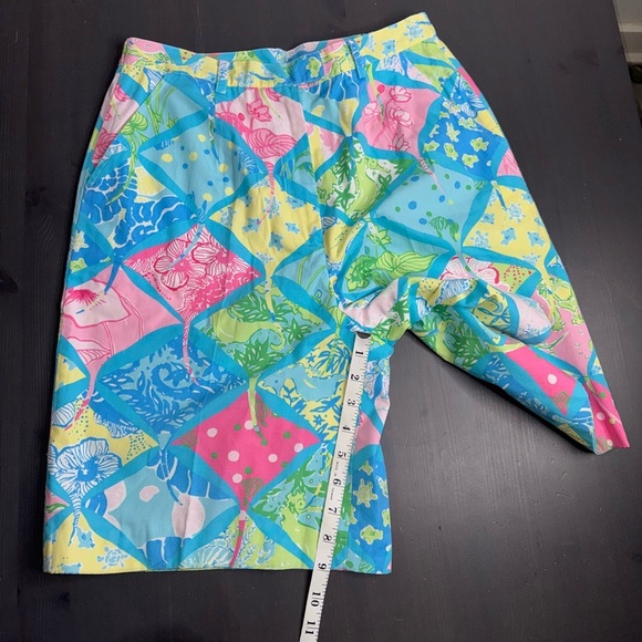 Vintage Women’s Lily Pulitzer Bermuda Patchwork Shorts - Picture 6 of 6